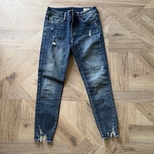 Trendy Distressed Women's Skinny Jeans
